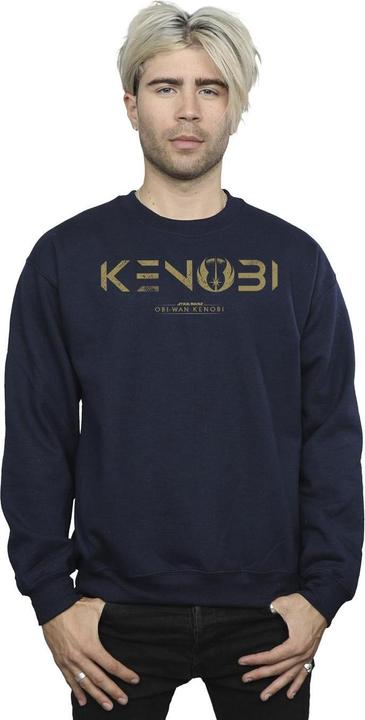 Actual product image Star Wars Mens Obi-Wan Kenobi Logo Cotton Sweatshirt (S)