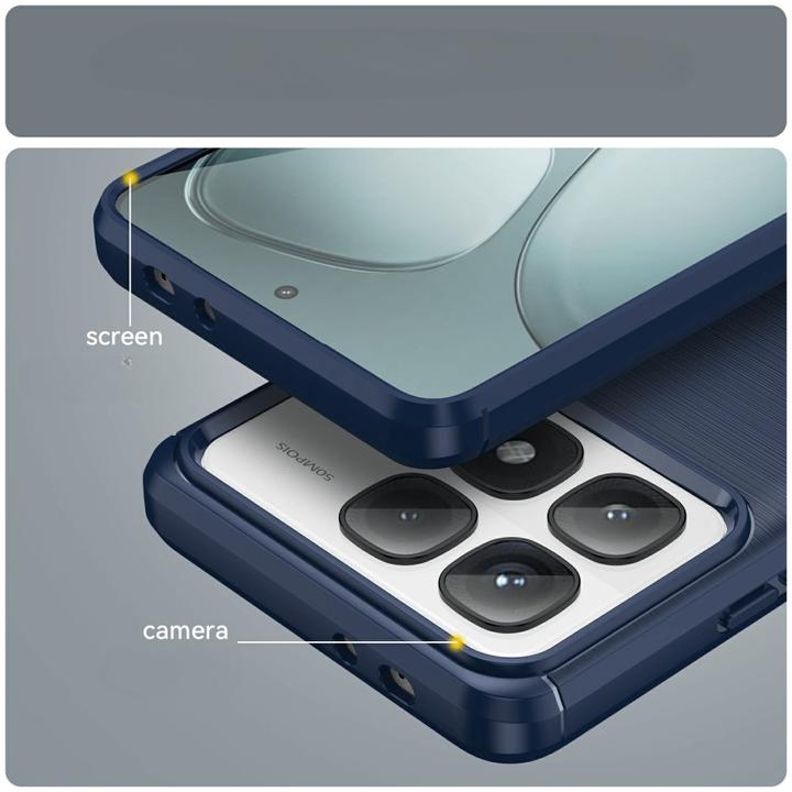 Produktbild Cover-Discount Xiaomi 14T Pro - Metall Carbon Look Hülle (Xiaomi 14T Pro)