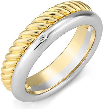 Produktbild Breuning RING - BRILL. 0,015 Ct. H/si (56, 585/14 K Gold)