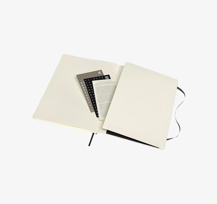 Immagine prodotto Moleskine Notebook professionale XL, copertina morbida, nero (19 x 25 cm, Righe, Copertina morbida)