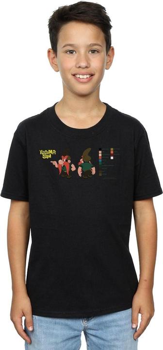 Image du produit Looney Tunes - T-shirt YOSEMITE SAM COLOUR CODE - Garçon (128)