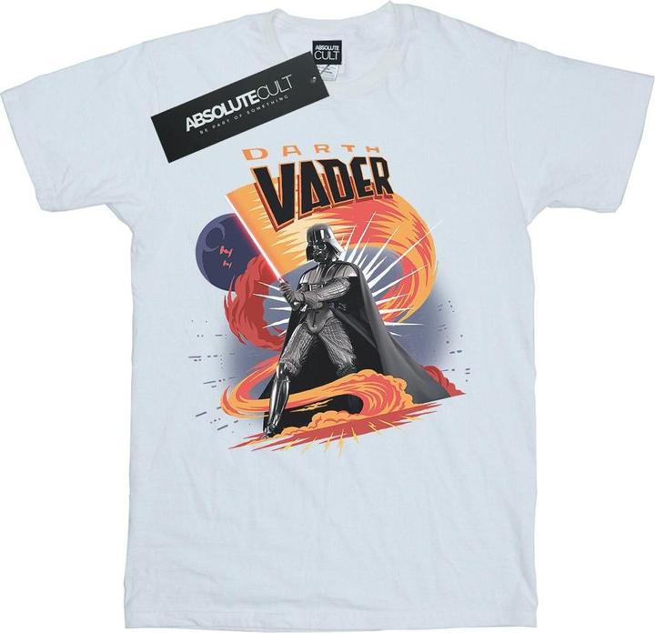 Produktbild Star Wars Darth Vader Swirling Fury TShirt Mädchen (140, 146)
