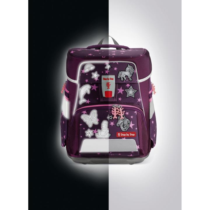 Actual product image Step by Step satchel accessory set Reflective sticker set