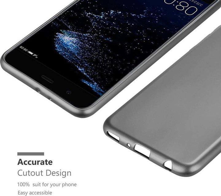 Productafbeelding Cadorabo TPU Matte Metallic hoes (Huawei P10 Plus)