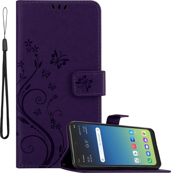 Actual product image Cadorabo Case for LG K40S Flower Book (Xiaomi Redmi K40s, K40s)