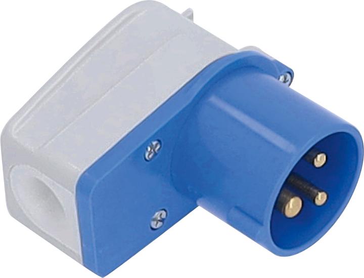 Actual product image As - Schwabe 61481 CEE angle plug 16 A 230 V 1 pc. (CEE 7/4)