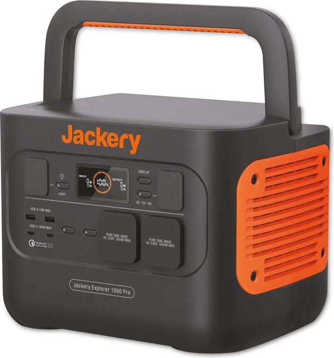 Jackery Explorer 1000 Pro (1002Â Wh, 11.50Â kg)