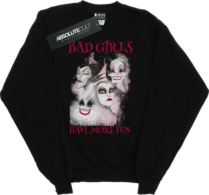 Actual product image Disney Girls Bad Girls Have More Fun Sweatshirt (128)