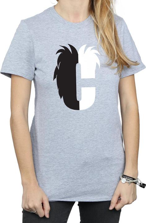 Immagine prodotto Disney Alphabet C Is For Cruella De Vil Maglietta Ampia Donna (M)