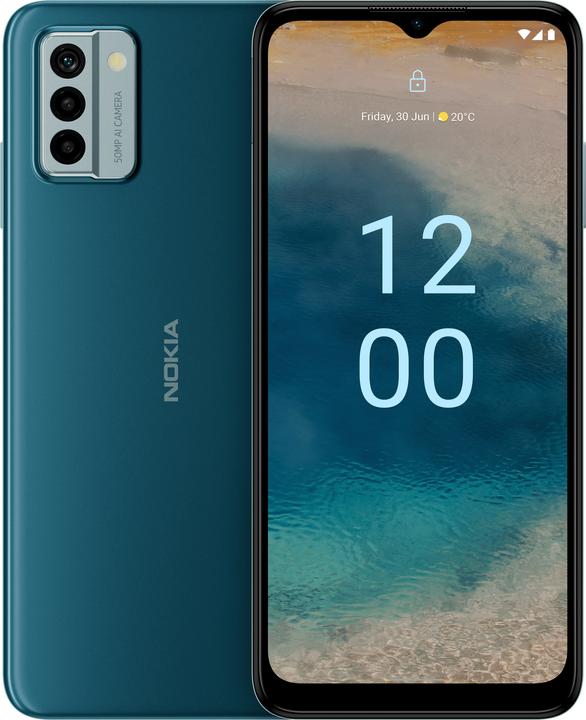 Produktbild Nokia G22 (128 GB, Lagoon Blue, 6.50", Hybrid Dual SIM, 50 Mpx, 4G)