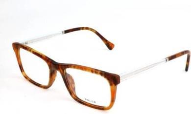 Actual product image Police VPL262N 763M Matte Havana Orange Men's Glasses 52/19/145