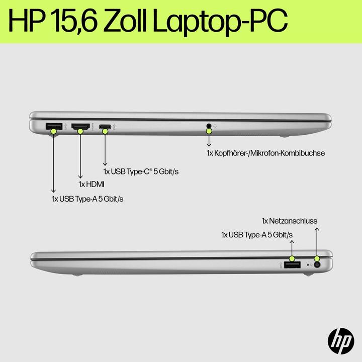 Produktbild HP 15-fd0060ng (15.60", Intel Core i5-1334U, 16 GB, 1000 GB, DE)