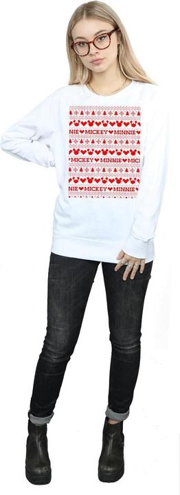 Produktbild Disney Mickey And Minnie Christmas Fair Isle Sweatshirt (M)