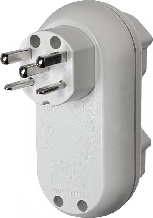 Image du produit Steffen Adaptateur multiple STRONG 2xT25 (400V/16A) ws (Type 25, 2 x)