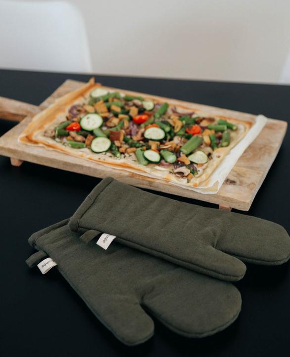Produktbild Esmée Ofenhandschuh -Leinenmix (Füllung: Polyester, 50% Leinen / 50% Bio Baumwolle)