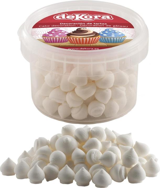Immagine prodotto Dekora Decorazione di zucchero - Mini Meringa Bianca (90gr) (1 x)
