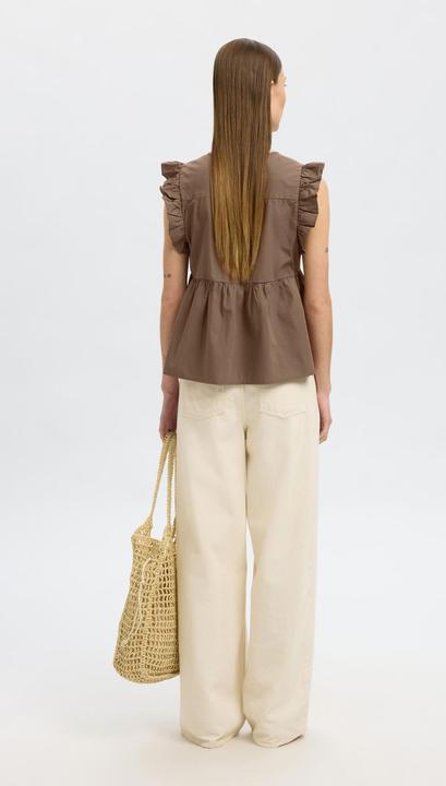 Actual product image Selected Femme Ruched top (34)