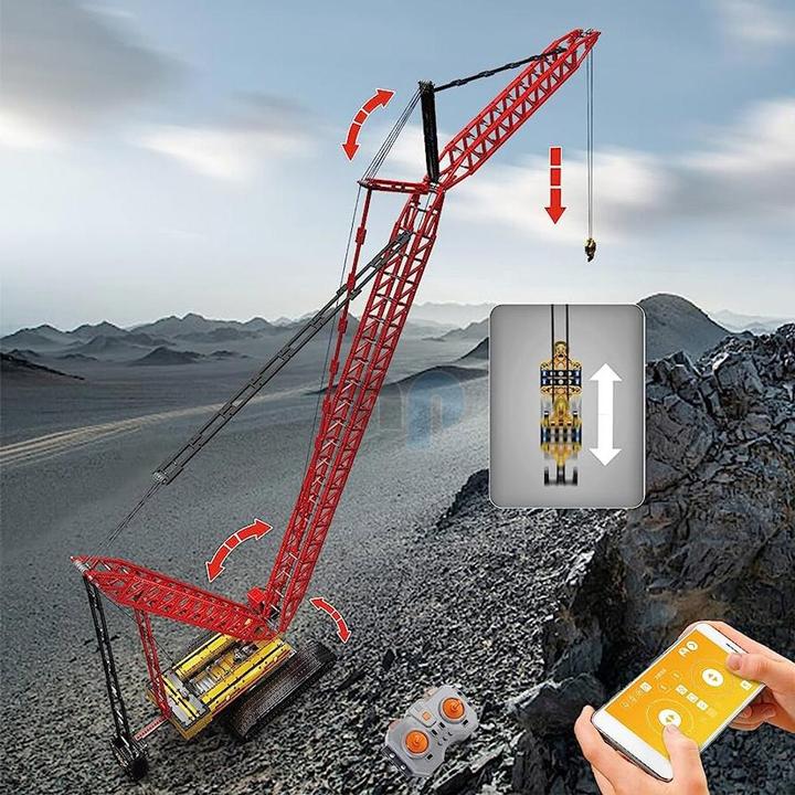 Actual product image Mould King Crawler crane LR13000