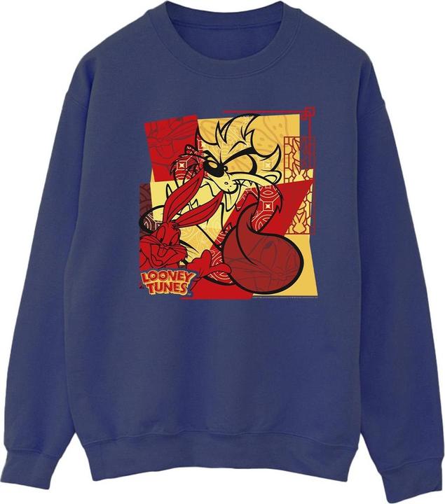 Produktbild Looney Tunes Taz Bugs Rabbit New Year Sweatshirt (XL)