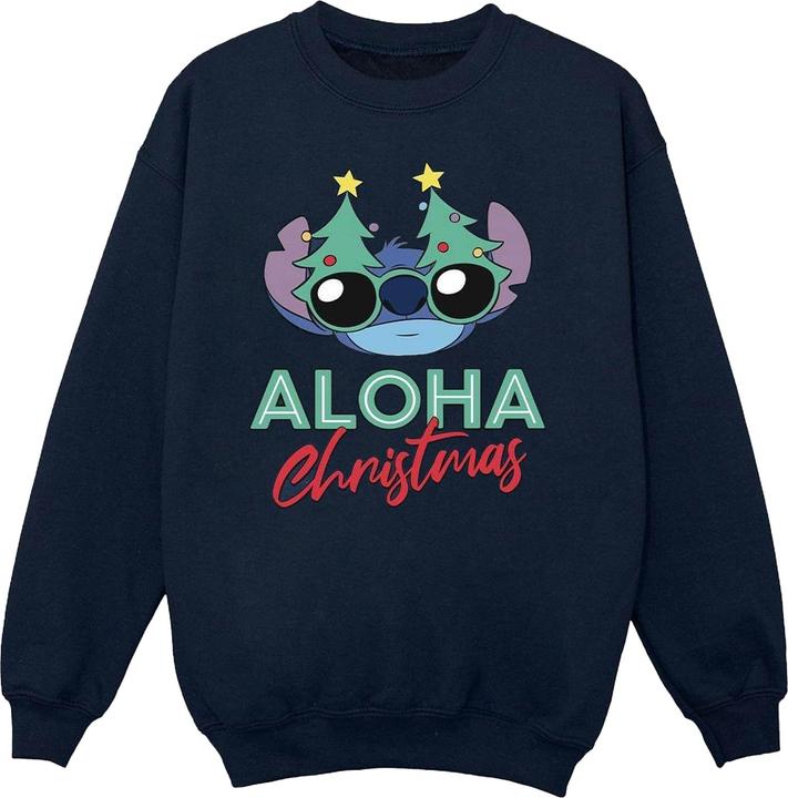 Produktbild Disney Lilo And Stitch Christmas Tree Shades Sweatshirt Jungen (152, 158)