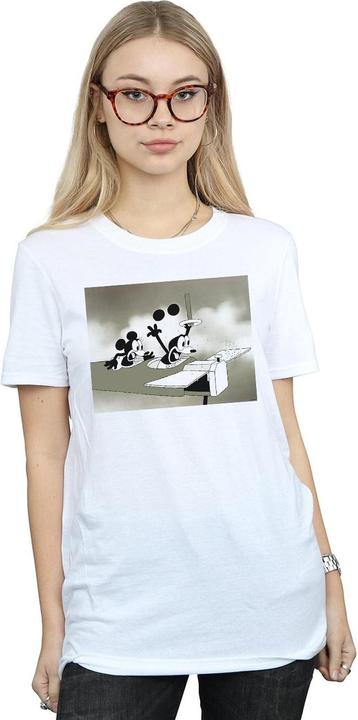 Immagine prodotto Disney Mickey Mouse Crazy Pilot Maglietta Ampia Donna (L)
