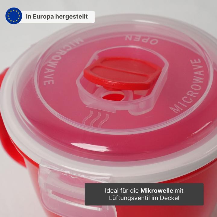 Actual product image Hobby Mikrowellen-Tasse mit Henkel Mikrowellen-Becher Lunchbecher Suppen-Mug (620 ml, 1 x)