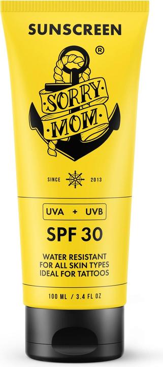 Sorrymom Sorry Mom - Tattoo Sunscreen 100 ml (Sonnencreme, SPF 30, 100 ml)
