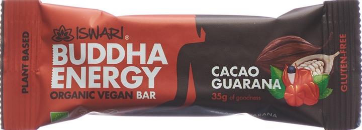 Immagine prodotto Iswari Buddha Energy Organic Bar Cacao & Guaranà (35g) (Cacao, Guaranà, 1 pz., 35 g)