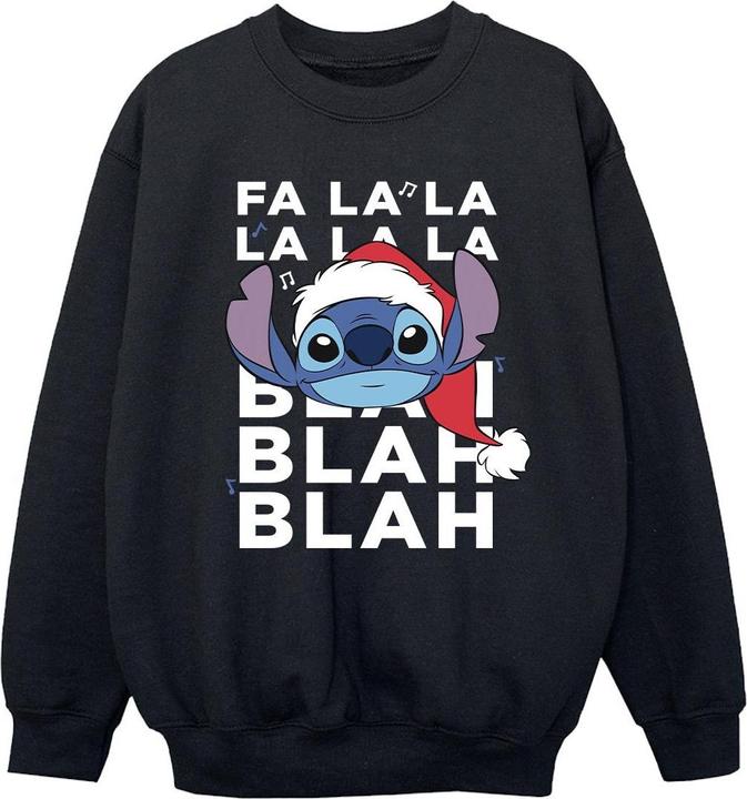 Disney Lilo And Stitch Christmas Blah Blah Blah Sweatshirt Mädchen