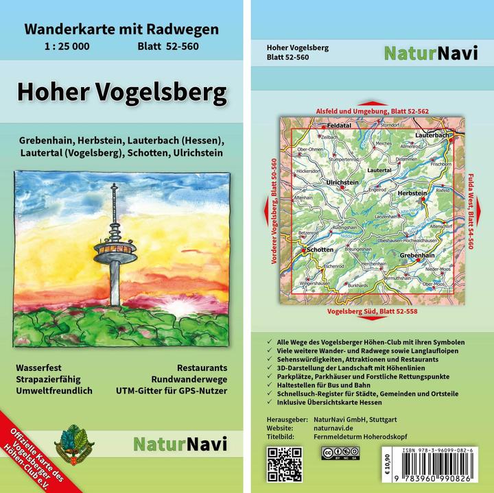 Produktbild NaturNavi Wanderk.Hoher Vogelsberg