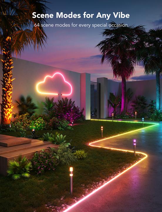 Actual product image Govee Neon Strip Lights (RGBIC, 1000 cm, Outdoor)