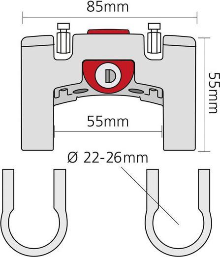 Image du produit KlickFix Adaptateur pour guidon