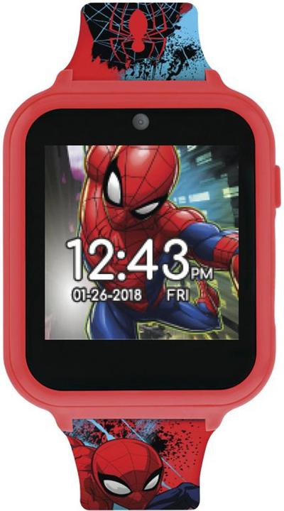 Productafbeelding Accutime Kids Smart Watch Spider-Man (rood): Selfie camera, foto & video, stopwatch, 6 spelletjes, 3... (40 mm)