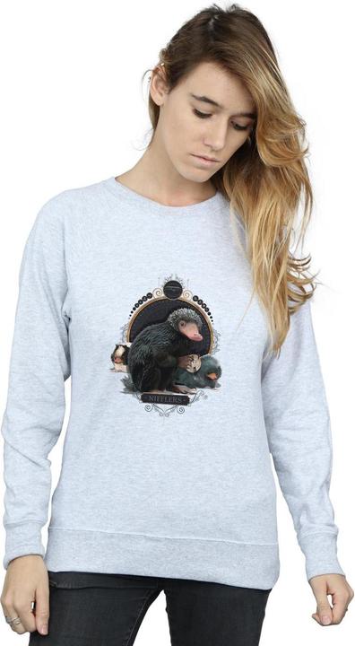 Actual product image Fantastic Beasts Womens/Ladies Baby Nifflers Sweatshirt (XXL)
