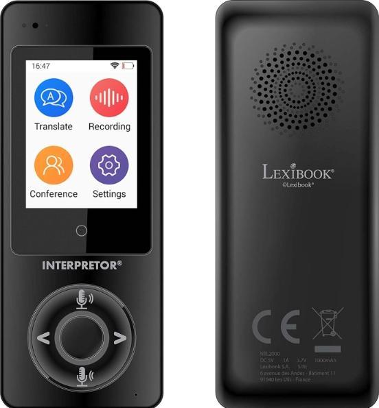 Produktbild Lexibook Interpretor Sofortiger Sprachübersetzer mit künstlicher Intelligenz - 45 Sprachen