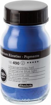 Actual product image Schmincke Pigment ultramarine blue light (Ultramarine Blue Light, 100 ml)