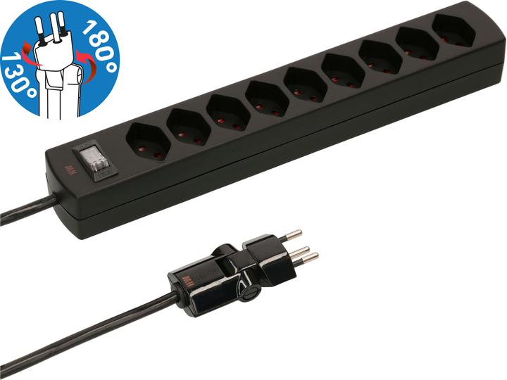 Actual product image Max Hauri Cable Home cable management set: large box + safety line + self-closing cable sheathing