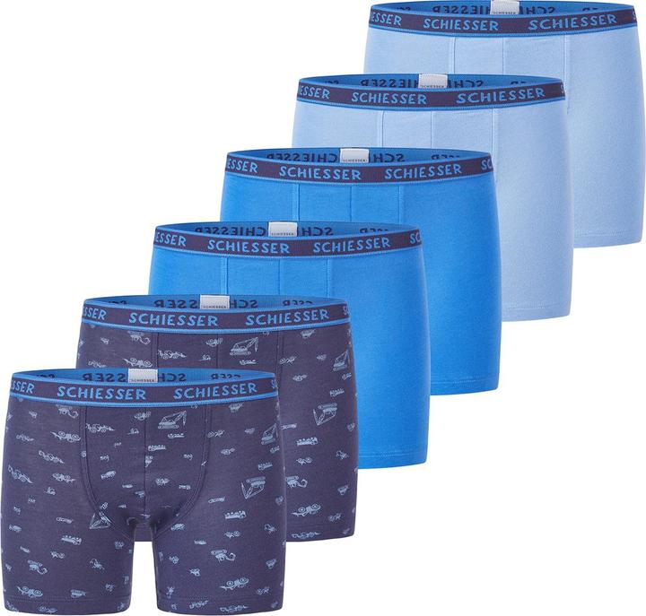 Produktbild Schiesser 6er Pack Kids Boys 95/5 Organic Cotton Shorts / Pants (140, 6er Pack)