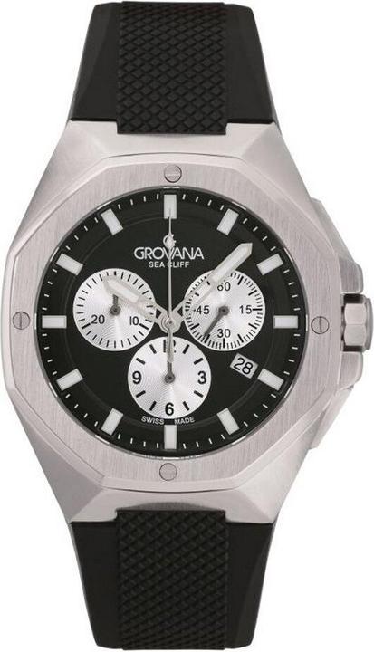 Produktbild Grovana Sea Cliff Chrono-Kollektion – Montre-Quarz, hergestellt in der Schweiz (Swiss Made)