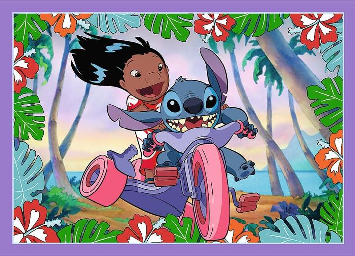 Actual product image Trefl Lilo & Stitch 4in1 Puzzle 35/48/54/70T (54 pieces)