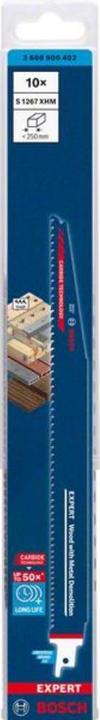 Image du produit Bosch Professional Zubehör Lame de scie sabre EXPERT 'Wood with Metal Demolition' S 1267 XHM, 10 pièces