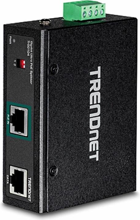 Trendnet TI-SG104 PoE-Splitter (DIN-Schienenmontage möglich) (PoE Splitter)