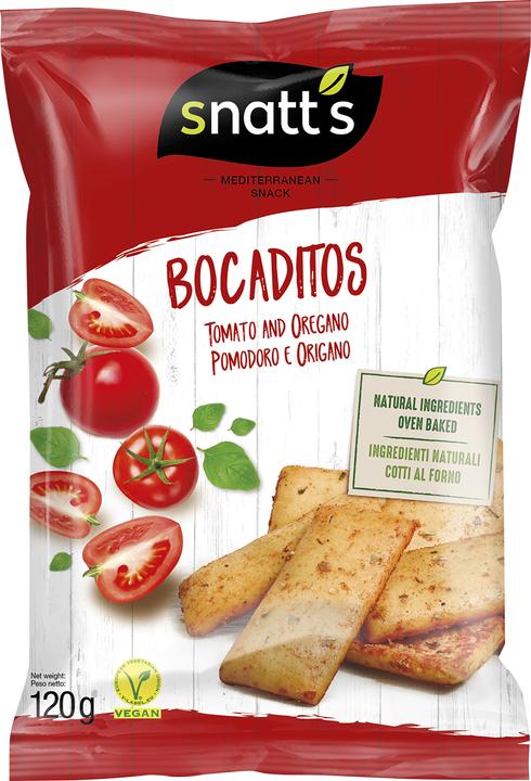 Actual product image Snatt's Bread snack - Tomato & Oregano (120 g)