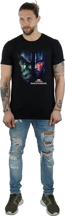 Actual product image Universal Textiles Mens Hulk Split Face Cotton T-Shirt (L)