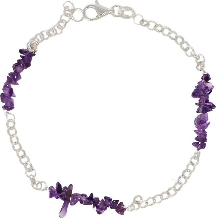 Immagine prodotto Xen Set con collana, bracciale e orecchini ametista XSET122 (Argento 925, 45 cm)