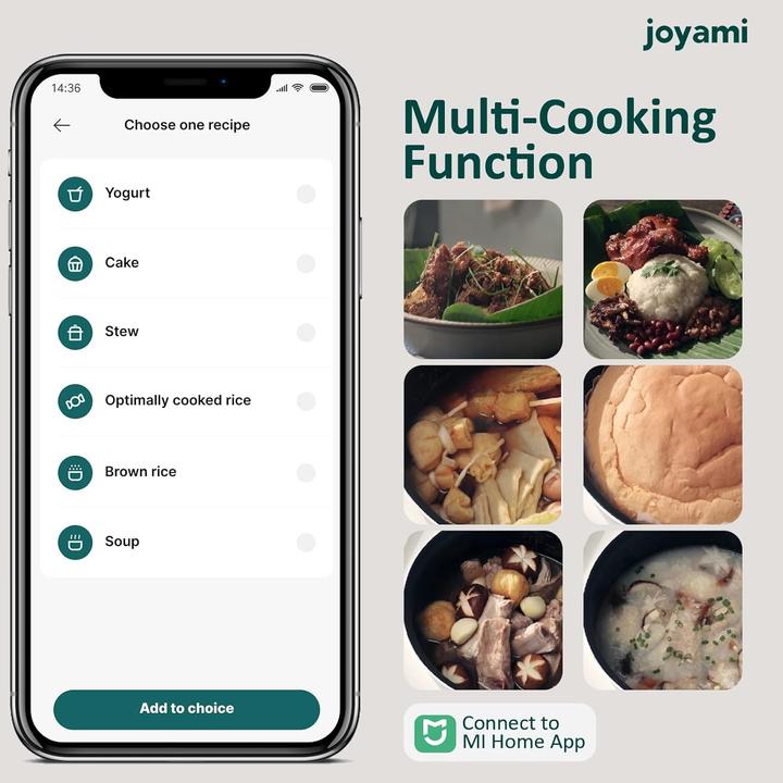 Produktbild Joyami Mini Smart Reiskocher (EU-Stecker)