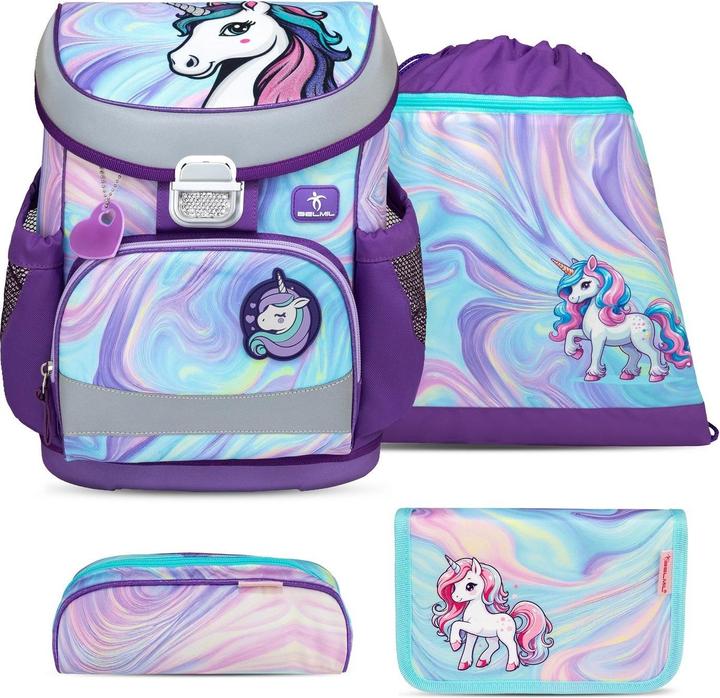 Produktbild Belmil MINI FIT Schulrucksack-Set Unicorn Dream (17 l)