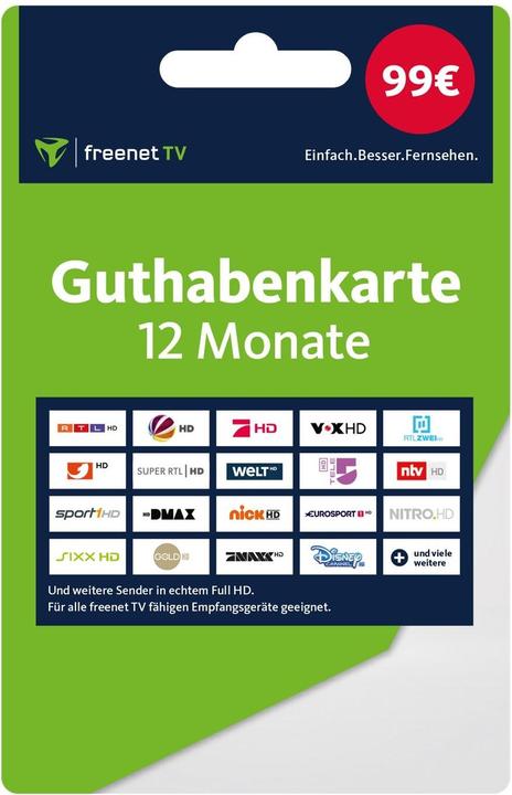 Produktbild Freenet Guthabenkarte 12 Monate