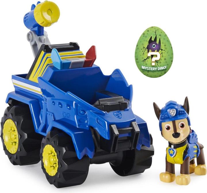 Actual product image Spin Master Paw Patrol Dino Deluxe Vehicles Chase
