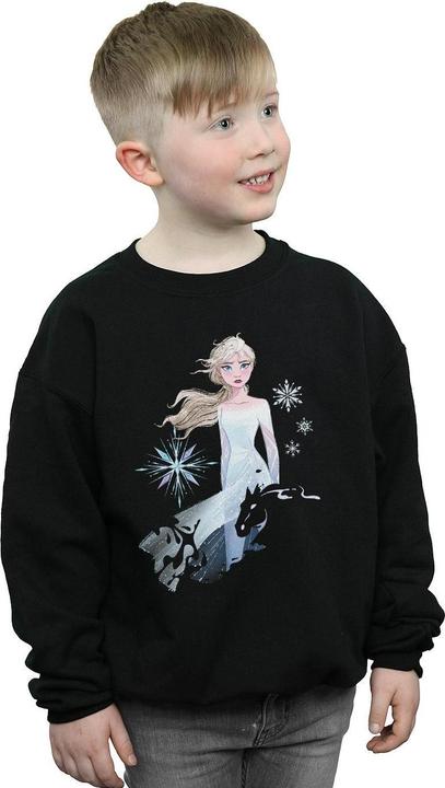 Immagine prodotto Disney Frozen 2 Elsa Nokk Silhouette Felpa Ragazzi (152, 158)